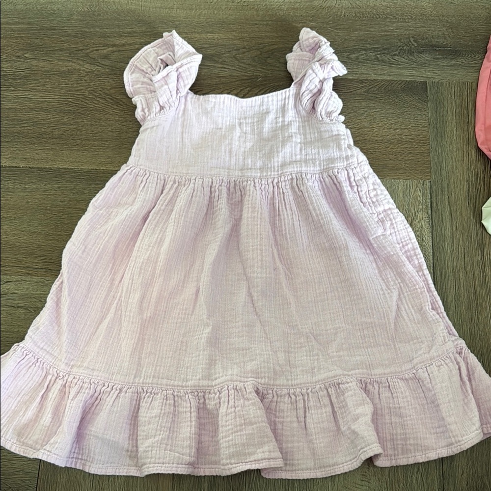 Linen gauze dress